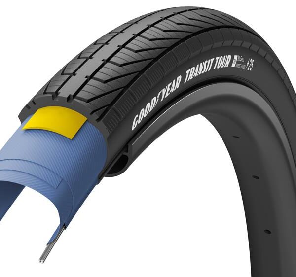 Покрышка 28x2.00 / 700x50 (50-622) GoodYear TRANSIT Tour, Black Reflect