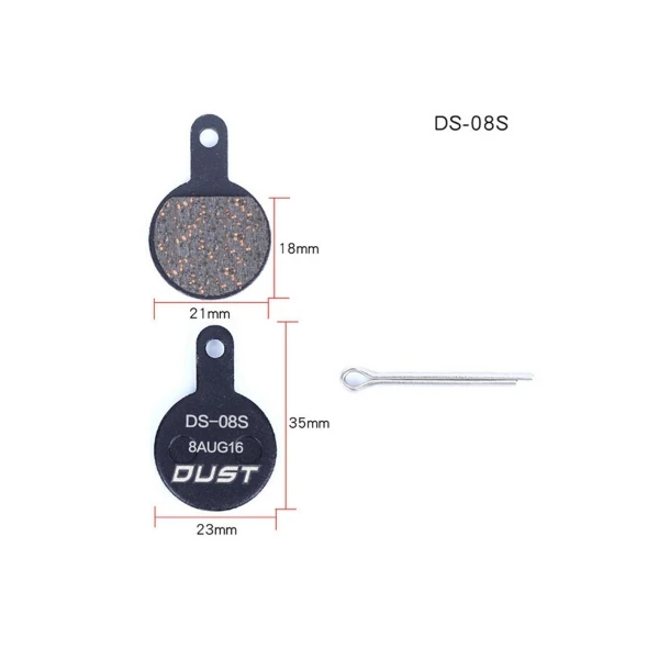 Колодки тормозные полуметалл disc DUST DS-08S TEKTRO IOX，Lyra, Novella