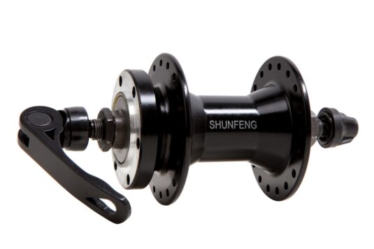 Втулка передняя Al DD 36H 14G ED ось - 10мм OLD - 100 mm с QR пром.подш SHUNFENG SF-A210F