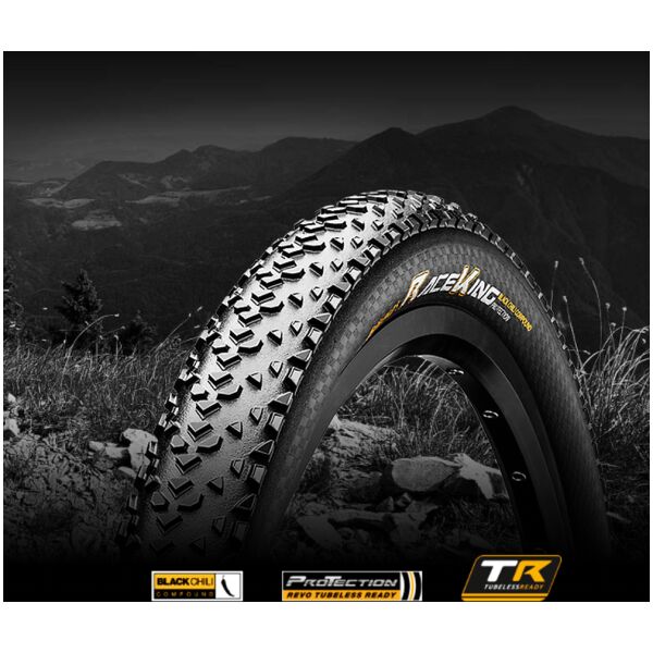 Покрышка бескамерная Continental Race King ProTection 29" | 29 x 2.20 черная, складная, skin