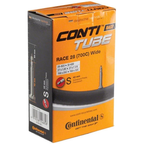 Камера Continental Race 28" Training, 25-622 -> 32-630, PR60mm