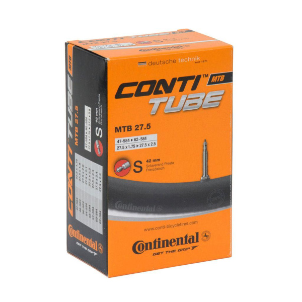 Камера Continental MTB 27.5"x1.75-2.5, 47-584 -> 62-584, PR42mm