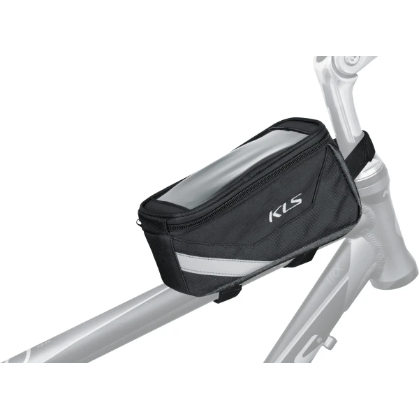 Сумка с креплением на раму и вынос KLS Brick ECO (1.1 л) черная