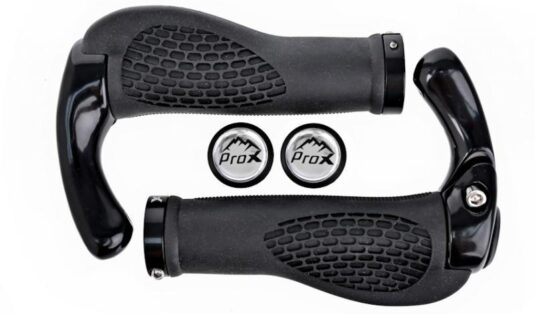 Гріпси ProX GP-40B 135mm з ріжками чорний (C-C-0234)