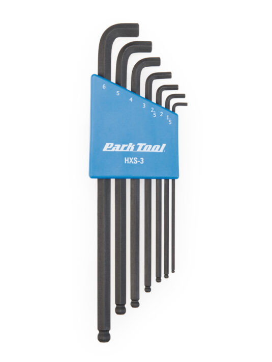 Набір шестигранників Park Tool HXS-3 1.5 / 2 / 2.5 / 3/4/5 / 6мм L-подібний