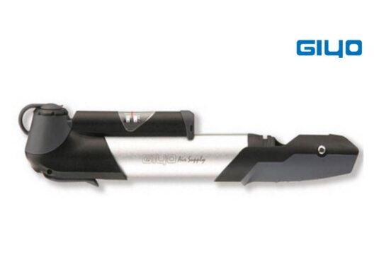 Насос міні GIYO GP-961 з манометром Pl AV/FV (100psi) Т-ручка (серый)