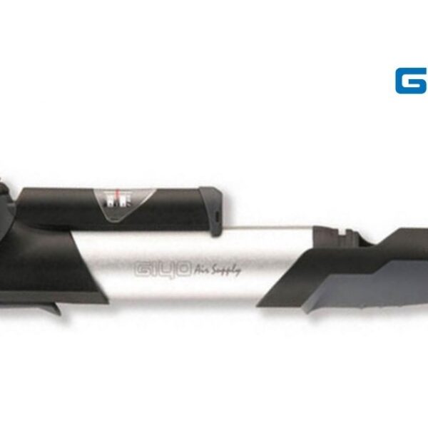 Насос міні GIYO GP-961 з манометром Pl AV/FV (100psi) Т-ручка (серый)