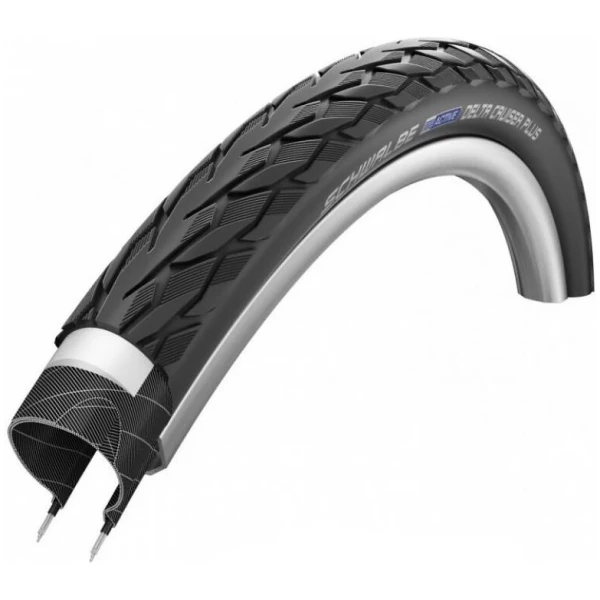Покрышка 26x1.75 (47-559) Schwalbe DELTA CRUISER PLUS HS431 PunctureGuard B/B+RT Green Compound