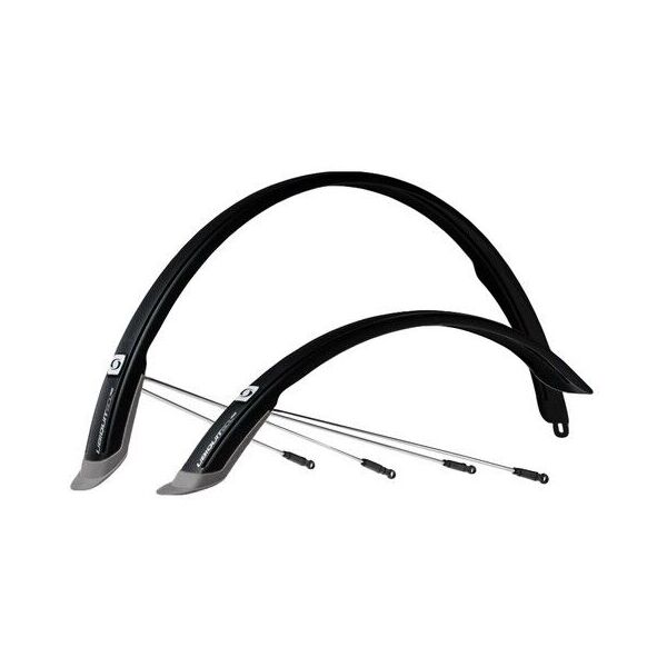 Комплект крил 28" SIMPLA Ubiquit SDL 45mm, з бризковиками, чорні