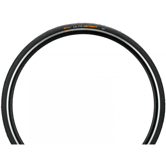 Покришка Continental Ultra Sport - 28" | 700 x 25C, чорна, не складна, skin