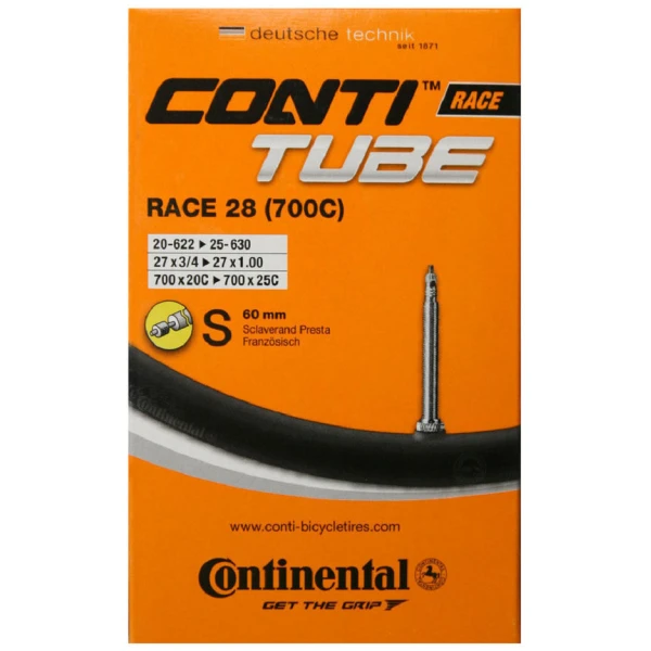 Камера Continental Race 28", 18-622 -> 25-630, PR60mm