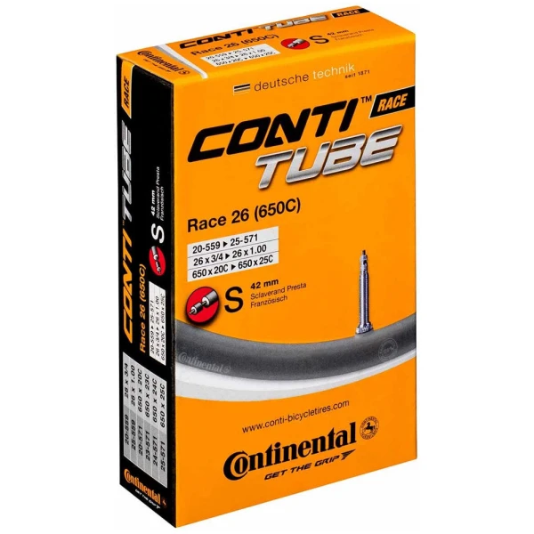 Камера Continental MTB 26"x1.75-2.5, 47-559 -> 62-559, PR42mm (без упаковки)