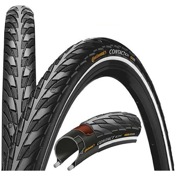Покришка Continental Contact 28" | 700 X 42C | 28 X 1.60 чорна, не складана, світловідбивна