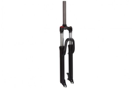 Вилка 27.5" ST 1-1/8" AM с лок. disc шток-196мм черный (м) со стальной короной (черный (м))