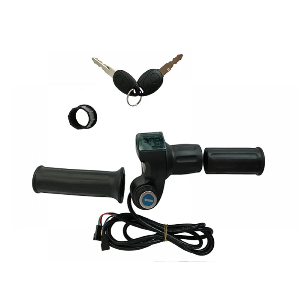 Ручка газа с вольтметром для электровелосипеда