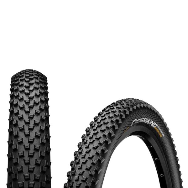 Покришка безкамерна Continental Cross King - 27.5 x 2.00, чорна, не складна, skin