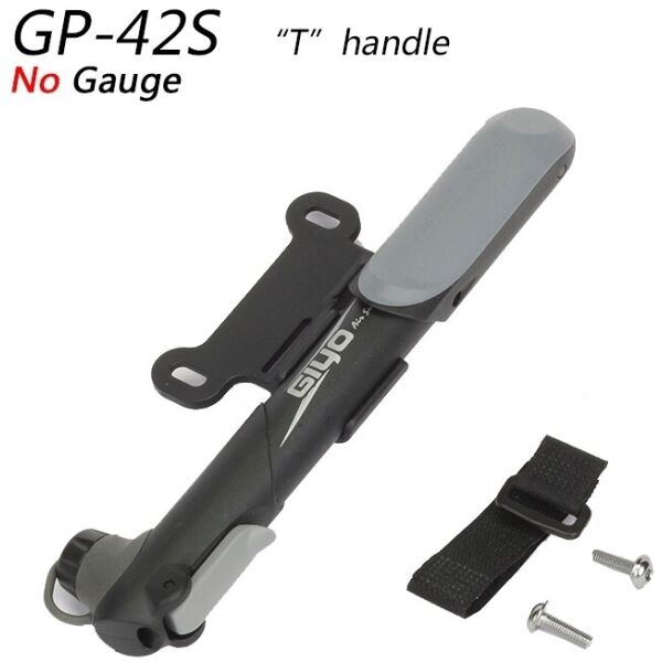 Насос мини GIYO GP-42S Pl AV/FV (80psi) (черный)