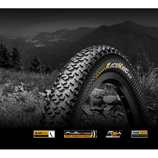 Покрышка Continental Race King, 27.5 x 2.20, черная, не складная skin