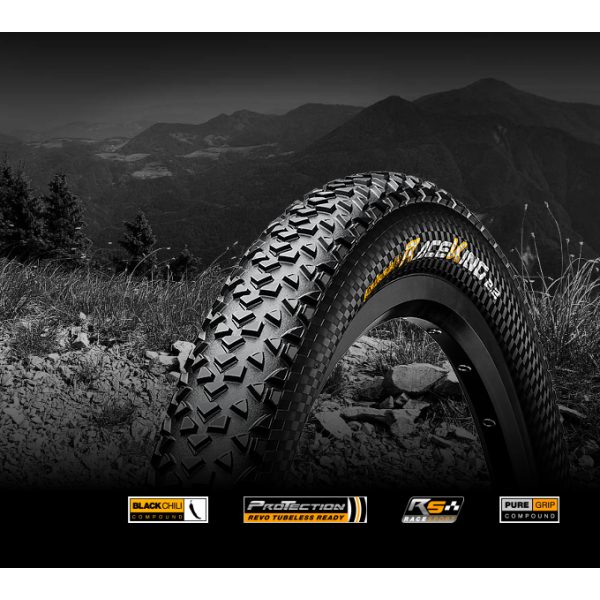 Покрышка Continental Race King, 27.5 x 2.20, черная, не складная skin