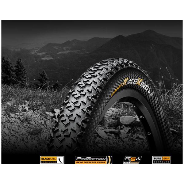 Покрышка Continental Race King, 27.5 x 2.20, черная, не складная skin