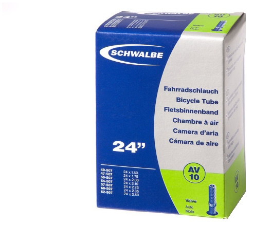 Камера 24" (40/62x507) Schwalbe AV10 40мм EK AGV