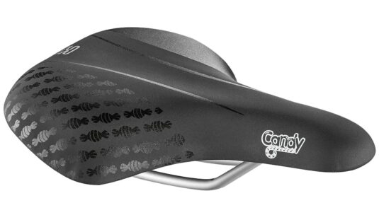 Сідло Selle Royal Junior CANDY, для 16 "-24", Foam Matrix, оббивка Soft Touch, 230х172мм, 320г, жіноче, чорне