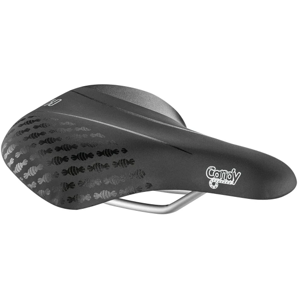 Сідло Selle Royal Junior CANDY, для 16 "-24", Foam Matrix, оббивка Soft Touch, 230х172мм, 320г, жіноче, чорне