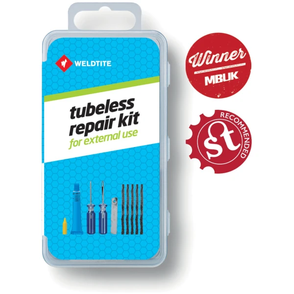 Ремкомплект Weldtite 01014 TUBELESS REPAIR KIT, для бескамерных шин (полный)