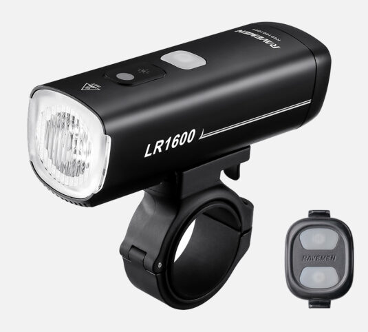 Світло переднє Ravemen LR1600 USB 1600 люмен (бездротова кнопка в комплекті)