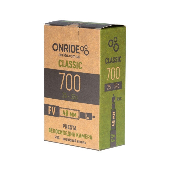 Камера ONRIDE Classic 700x25-32c FV 48 RVC - разборный ниппель