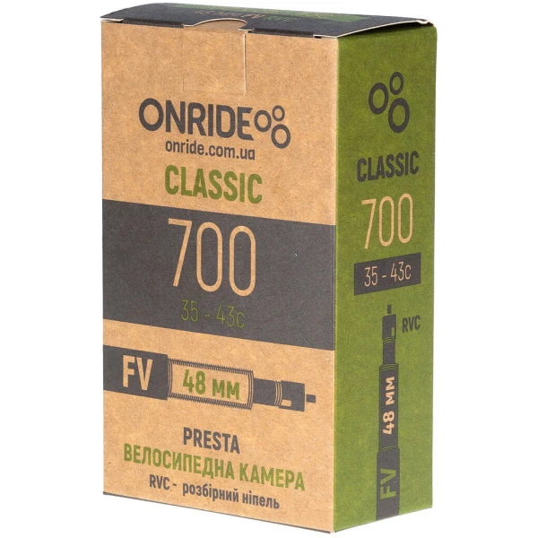 Камера ONRIDE Classic 700x35-43c FV 48 RVC