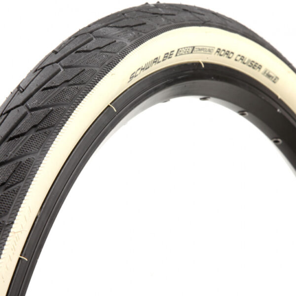Покришка 26x1.75 (47-559) Schwalbe ROAD CRUISER K-Guard Active B / W HS484 GREEN, 50EPI