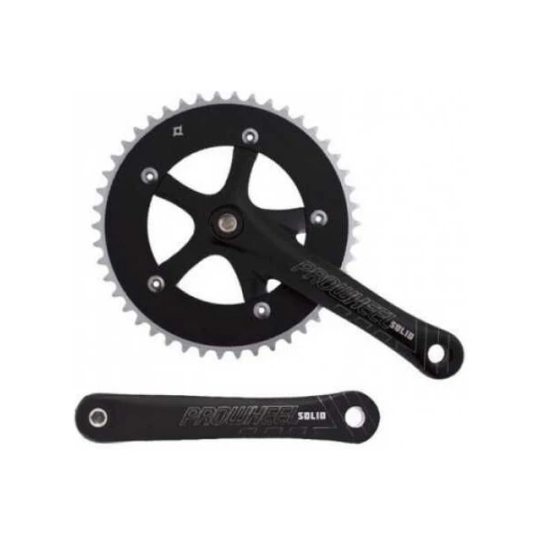 Комплект шатунов PROWHEEL SOLID-248T-F-1 48Tx175mm, черный