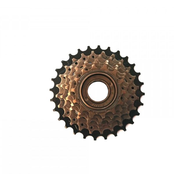 Трещотка Crossride CR-FW6I 14-28T, 6шв, коричневый-черный