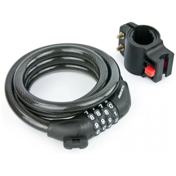 Замок велосипедний Avanti AGL-705 12x1500мм кодовий (AGL-705-12-1500-kod)