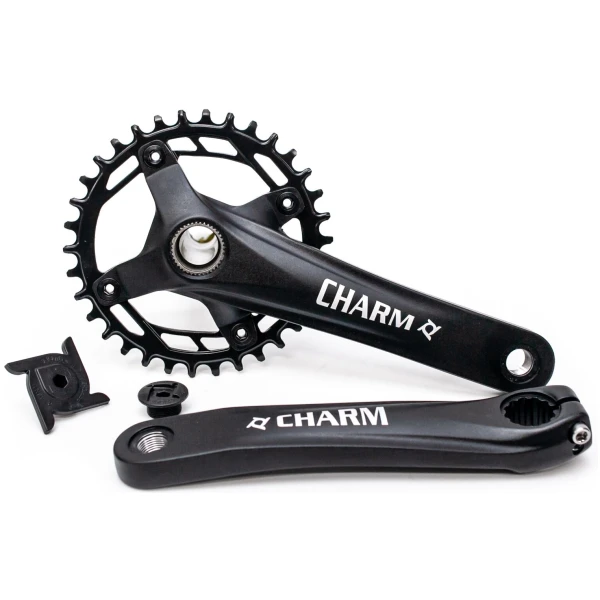 Шатун  с одной звездой PROWHEEL CHARM-34T-TT без каретки с интегр.осью