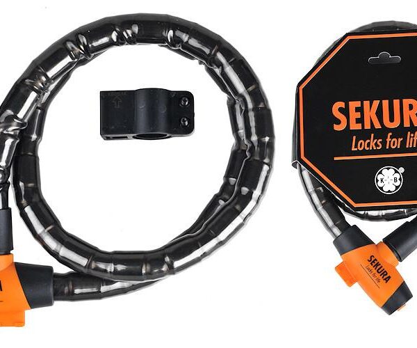 Замок велосипедний Sekura KB402 під ключ 25х1200 (A-Z-0106)