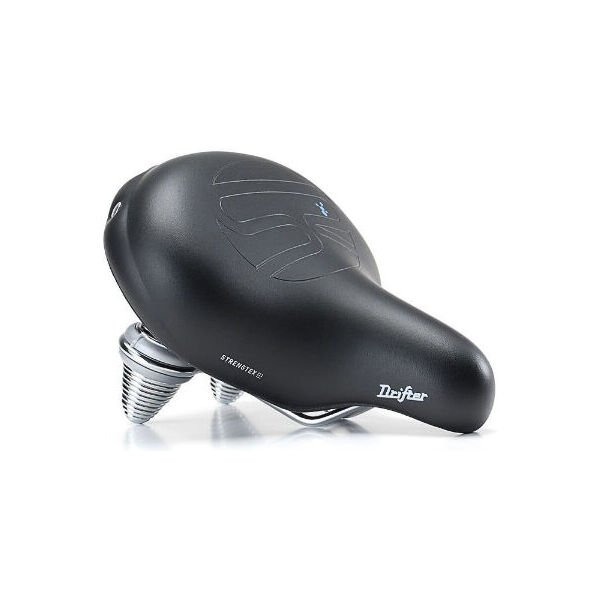 Седло Selle Royal Premium DRIFTER, Royalgel, обивка Strengtex, 270х245мм, 1160г, хромированные рейлы и пружины, unisex, чёрное