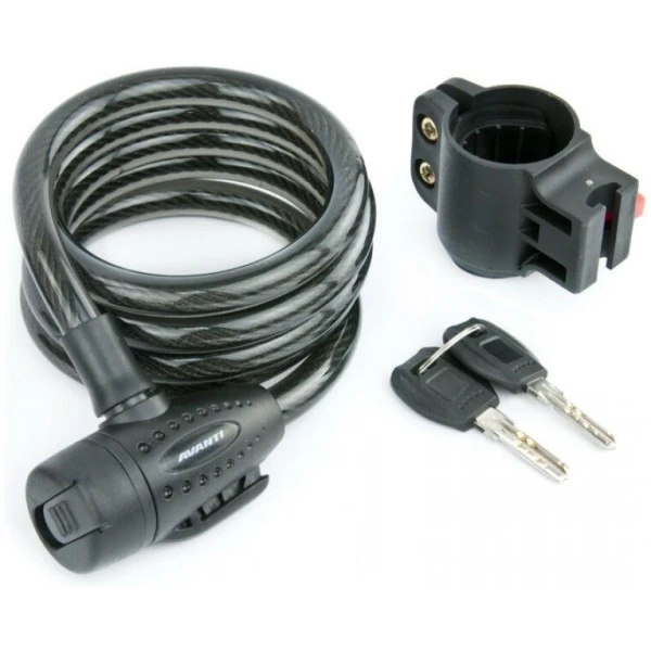 Замок велосипедный Avanti AGL-507 12x1500мм (AGL-507-12-1500)
