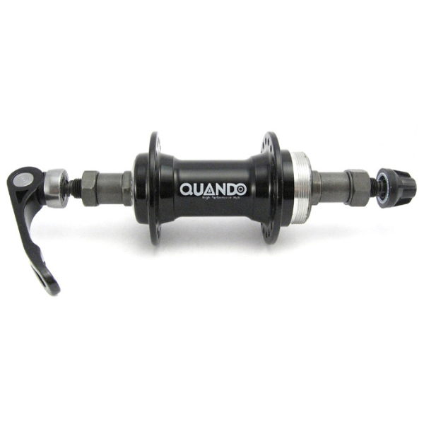 Втулка задн. Quando KT-A12R 36H под V-brake QR 145mm, 7 ск., под эксцентрик алюмин черная