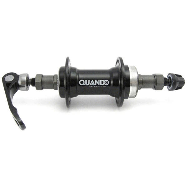 Втулка задн. Quando KT-A12R 36H под V-brake QR 145mm, 7 ск., под эксцентрик алюмин черная