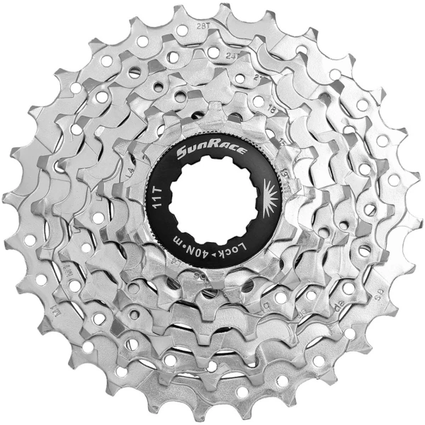 Касета інд. 7-k 11-28T SUN RACE M63 MTB, Nickel