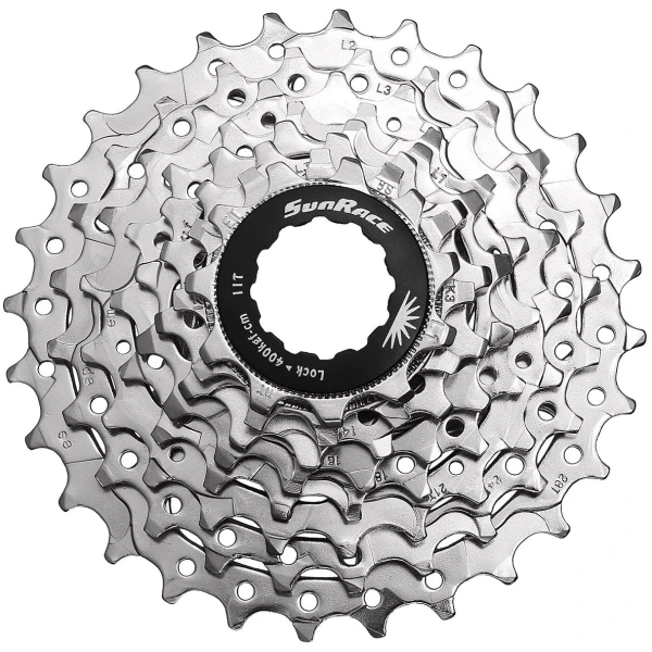 Касета інд. 7-k 12-24T SUN RACE R63 Road, Nickel