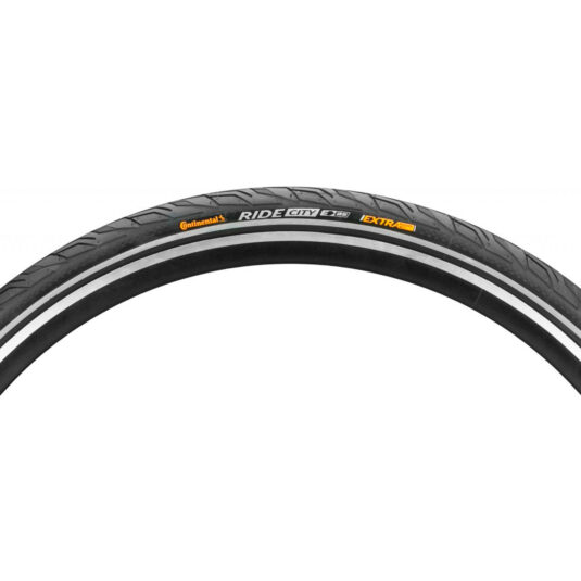 Покришка Continental Ride City 28" | 700 x 42C (40C) чорна/коричнева, не складана, світловідбивна