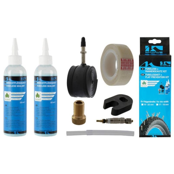 Бескамерный комплект M-Wave + флипер 17-19мм 2X125ml (C-PZ-0397)
