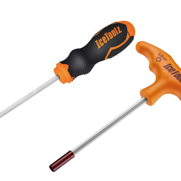 Набір інструментів Ice Toolz 12C5 12C3+12C7. Під (шестигранний) ніпель 5.5 мм. Звичайна ручка як на викрутці та Т-подібна