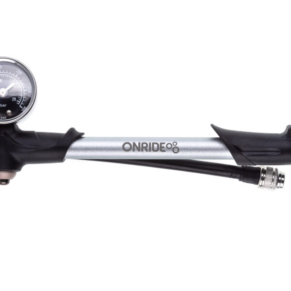 Насос высокого давления ONRIDE Pressure 20 алюминиевый с манометром макс. давление 300 PSI головка под FV/AV