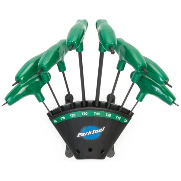 Набор торксов Park Tool PH-T1.2 T6/T8/T10/T15/T20/T25/T30/T40 с L-образной пластиковой ручкой