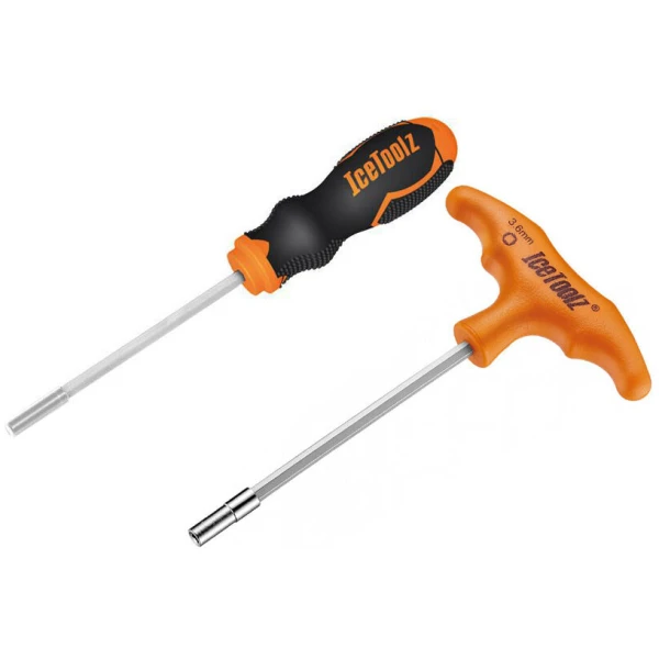 Набор инструментов Ice Toolz 12D5 12D3+12D7. Под (квадратный) ниппель 3.6". Обычная ручка как на отвертке и Т-образная