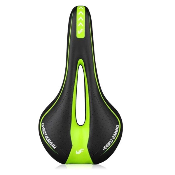 Сідло MTB Sport YF-1018 чорний/зелений (SAD-295green)